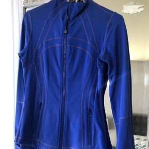 Royal blue lululemon define jacket